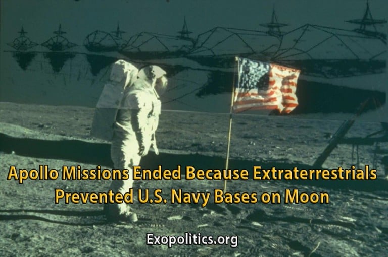 NASA中止阿波羅計劃的真相:外星勢力禁止美國海軍興建月球基地