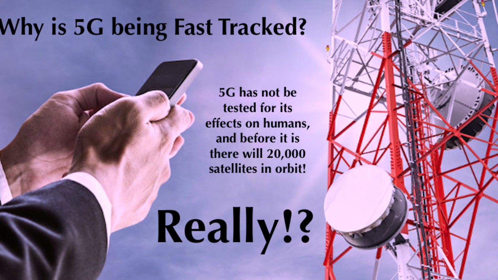 2萬個用於5G的衛星將會在整個地球上空發射聚焦的強烈微波輻射