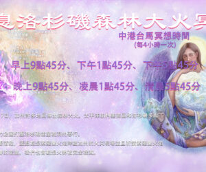 平息洛杉磯森林大火的冥想活動(每隔4H一次，直到情況緩解)